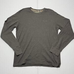 Realtree Thermal Long Sleeve Shirt Size XL Brown Waffle Knit